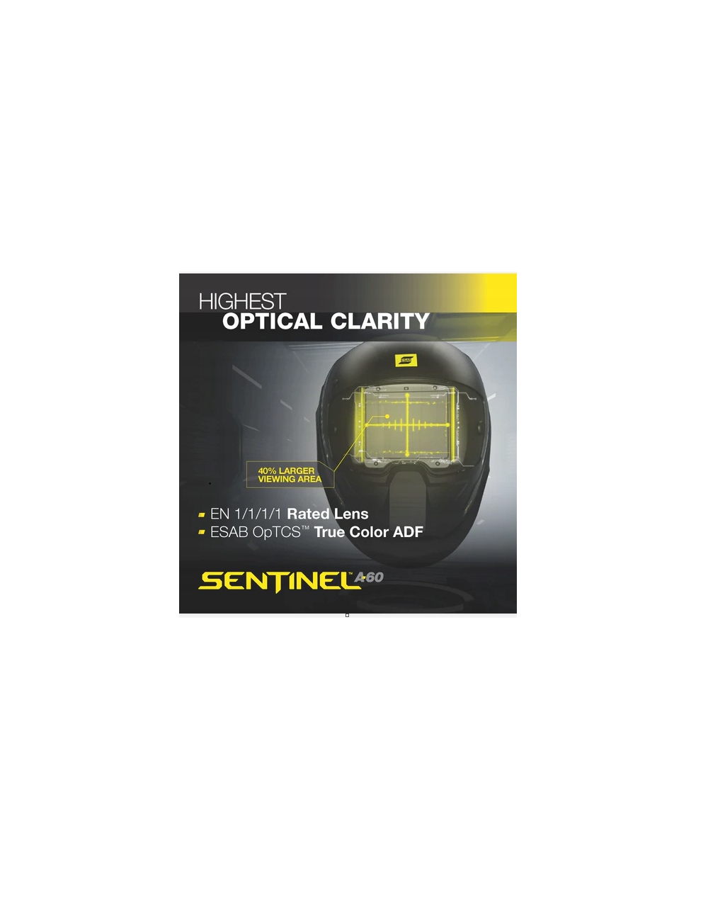 ESAB PRZYŁBICA SPAWALNICZA SAMOŚCIEMNIAJĄCA SENTINEL A60