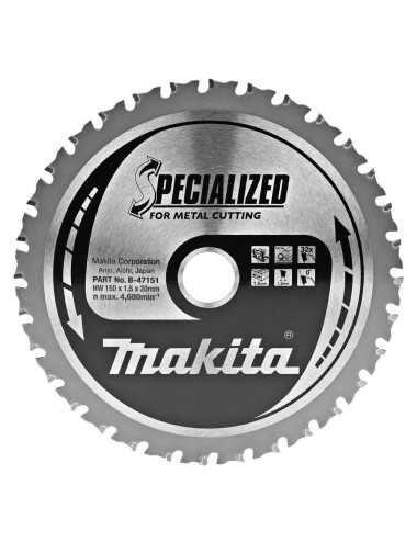 MAKITA PIŁA TARCZOWA  150x20x32z DO METALU B-47036