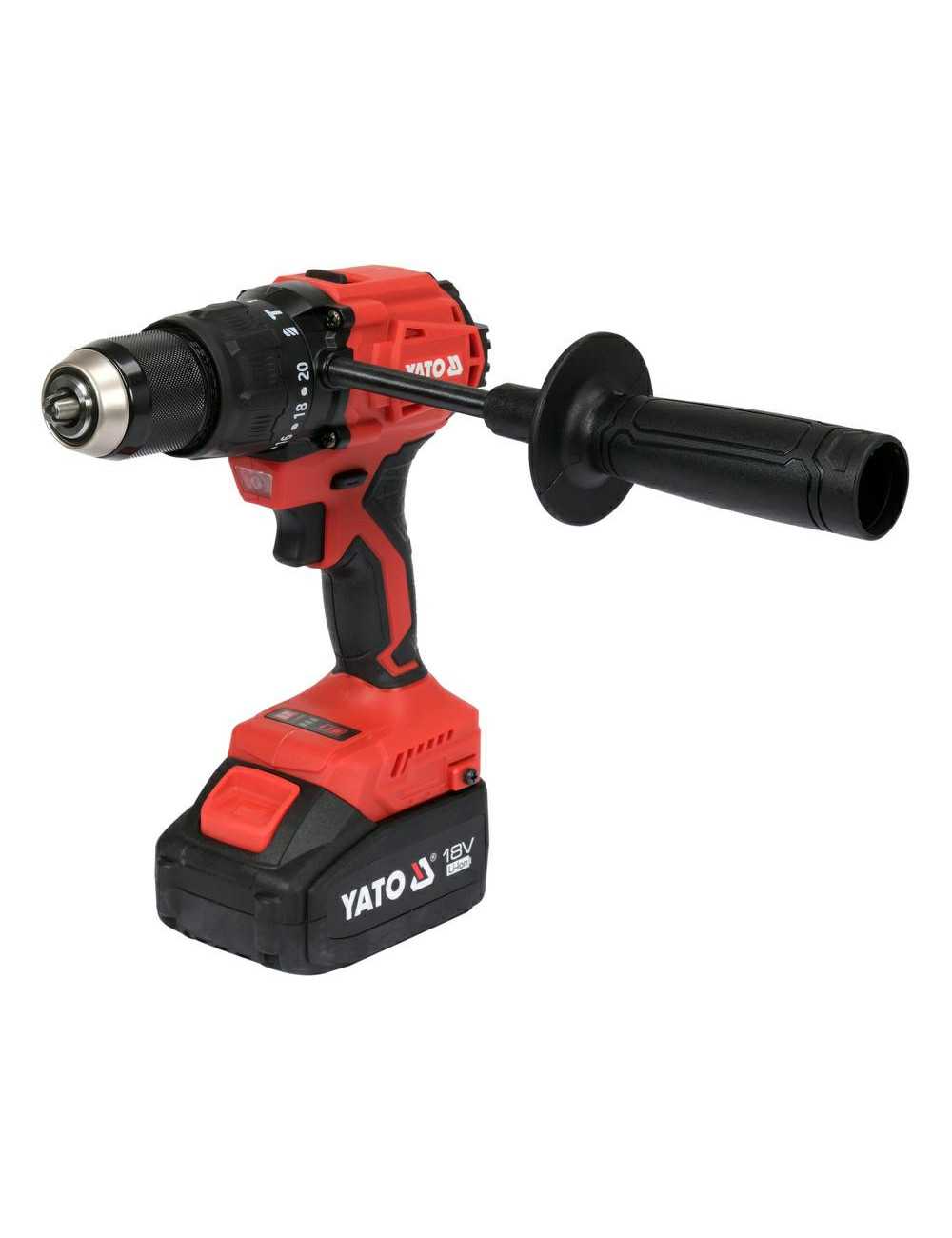 YATO WIERTARKO-WKRĘTARKA UDAROWA BEZSZCZOTKOWA 18V 120Nm 2x4,0Ah