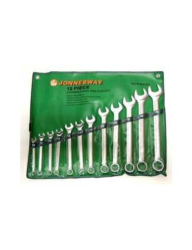 JONNESWAY ZESTAW PŁASKO OCZKOWE 12szt. W26112SA 10-32mm