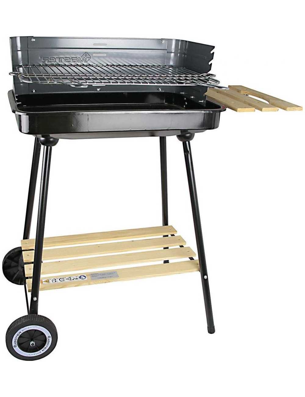 MASTER GRILL PROSTOKĄTNY Z BOCZNĄ PÓŁKĄ MG905