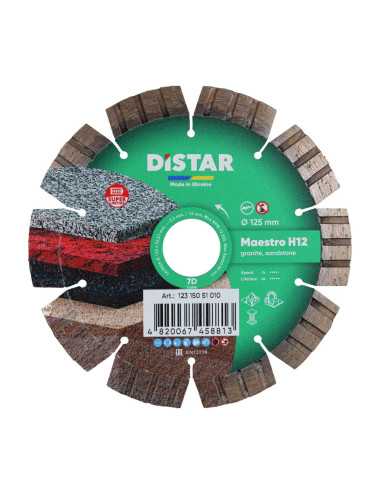 DISTAR TARCZA DIAMENTOWA MAESTRO H12 125 x 2,2 1,3 x 22,23mm