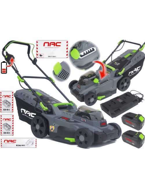 NAC KOSIARKA AKUMULATOROWA SZER. 37cm 2x20V 2x4Ah