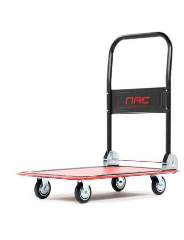 NAC WÓZEK MAGAZYNOWY 4-KOŁOWY 150kg PLATFORMA 47x73x83cm