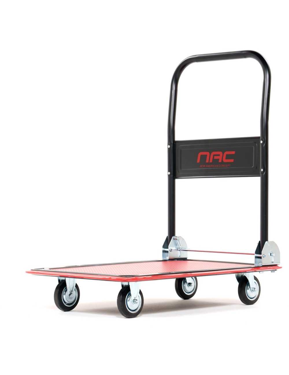 NAC WÓZEK MAGAZYNOWY 4-KOŁOWY 150kg PLATFORMA 47x73x83cm