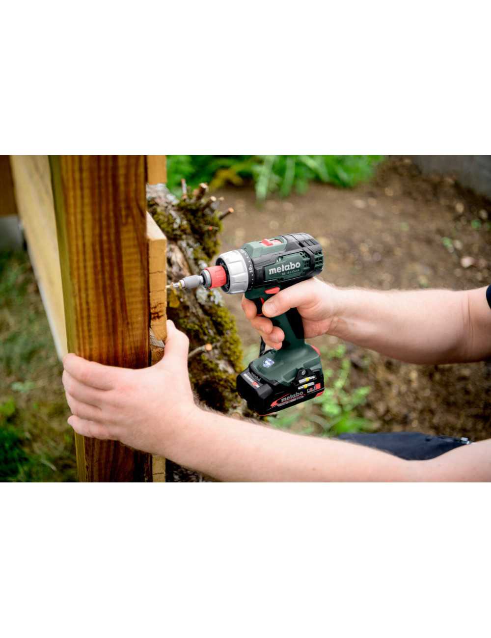 METABO WKRĘTARKA BS 18 L QUICK 60 26Nm 2 x 2,0Ah METABOX