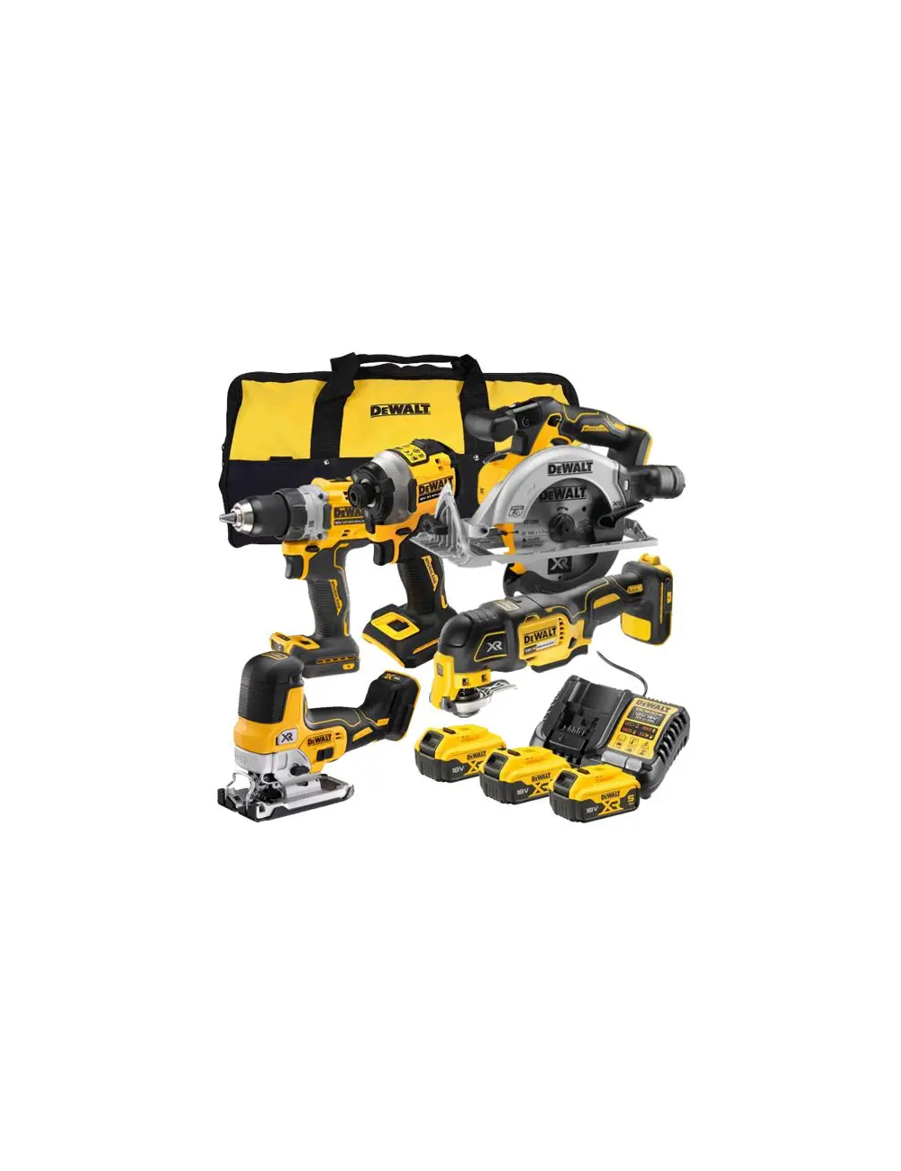 DEWALT ZESTAW COMBO 18V DCK502P3 5-EL. 3x5,0Ah