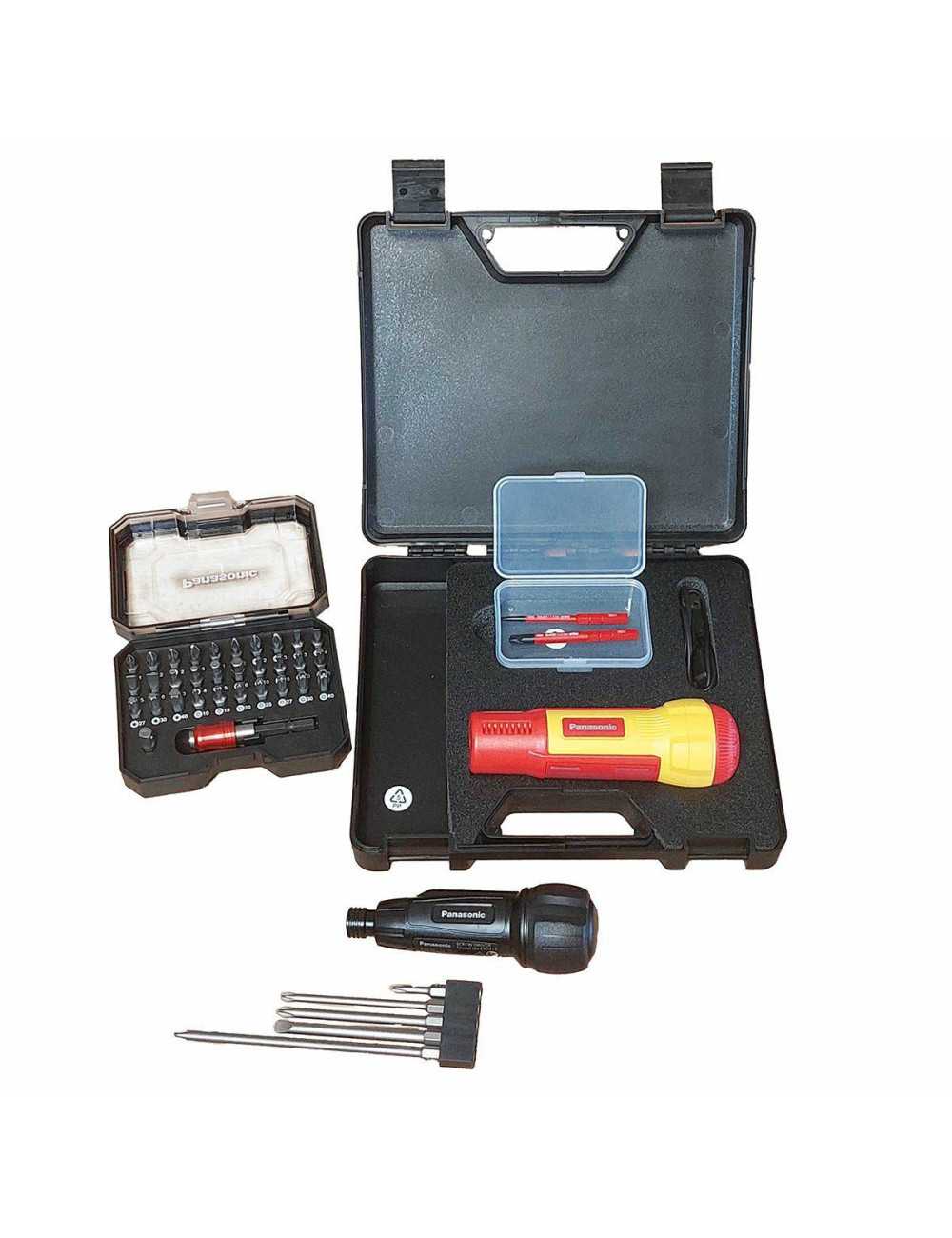 PANASONIC ZESTAW WKRĘTAKÓW AKUMULATOROWYCH 1000V + BITY