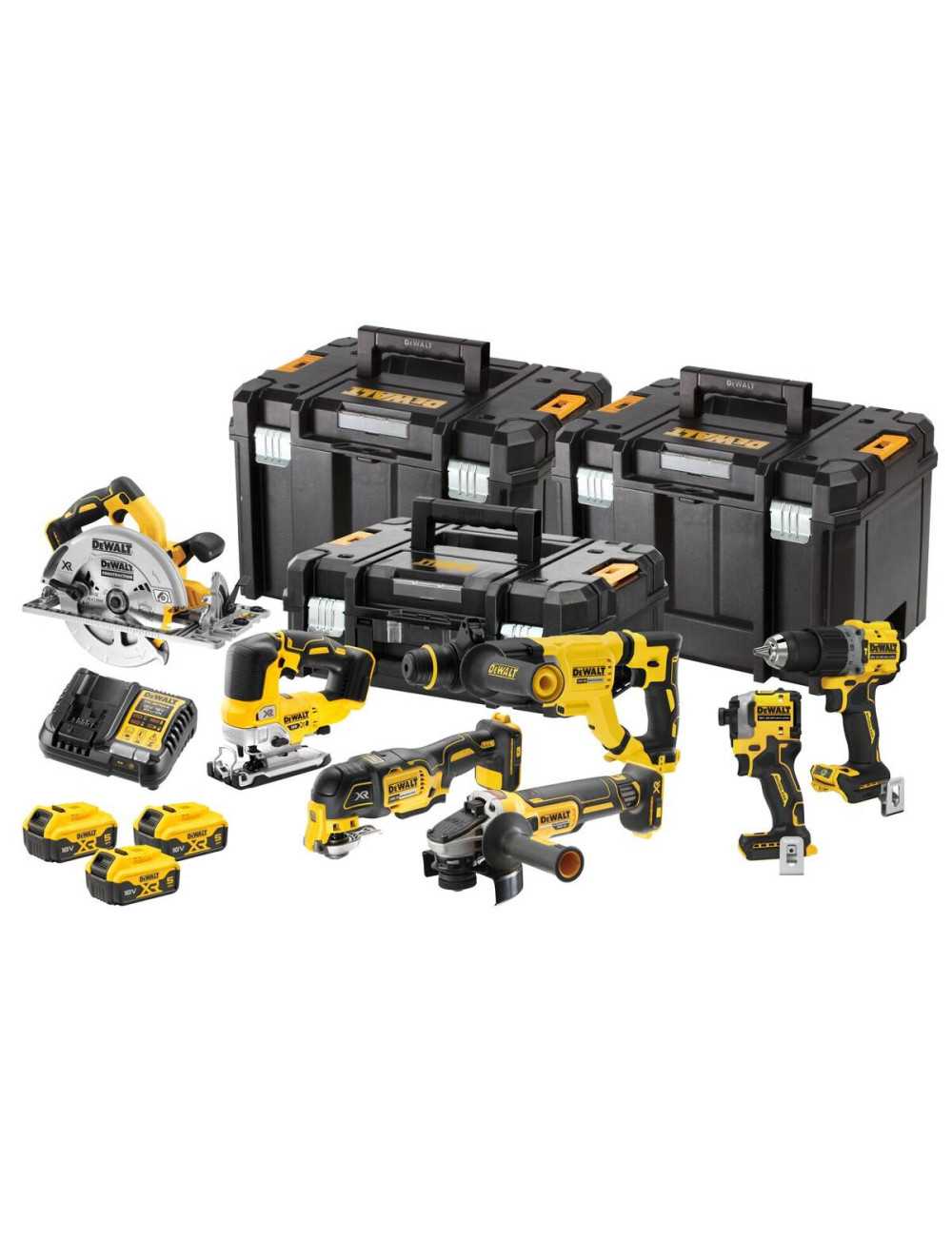 DEWALT ZESTAW COMBO 18V DCK706P3T 7-EL. 3x5,0Ah TSTAK