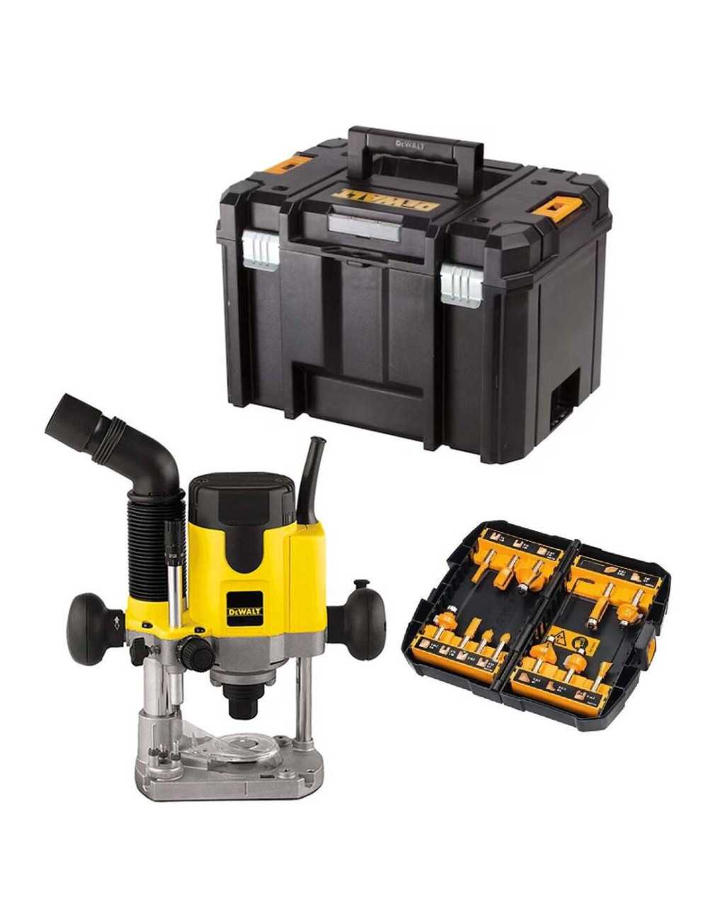 DEWALT FREZARKA GÓRNOWRZECIONOWA 1100W DW621KTX + ZESTAW FREZÓW