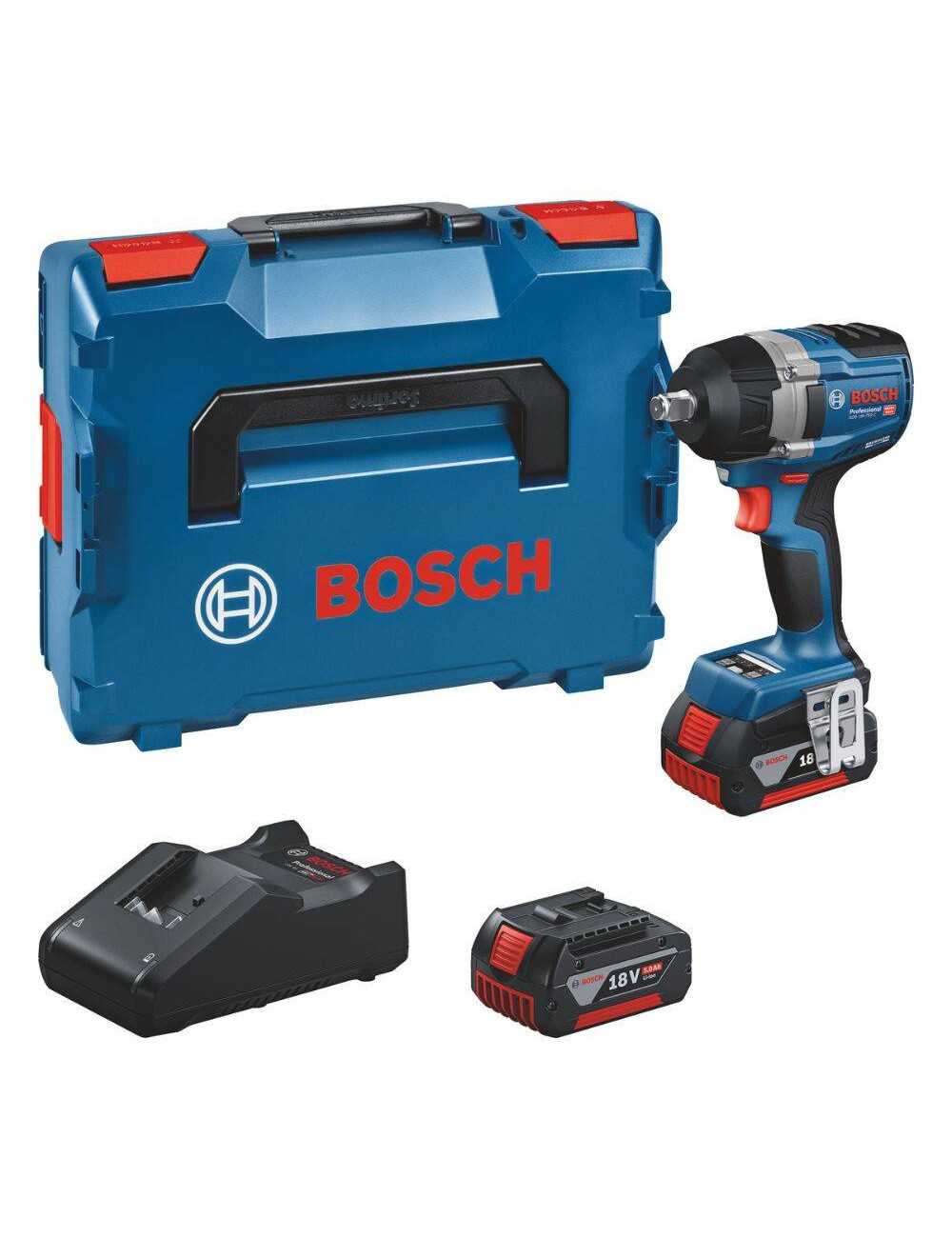 BOSCH KLUCZ UDAROWY 1 2" GDS 18V-750 C 2x5,0Ah 750Nm GCY LB