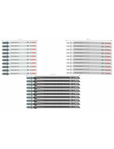 BOSCH BRZESZCZOT T ZESTAW PRO WOOD AND METAL ROUGH CUT 100mm 30szt.