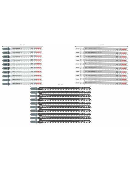 BOSCH BRZESZCZOT T ZESTAW PRO WOOD AND METAL ROUGH CUT 100mm 30szt.