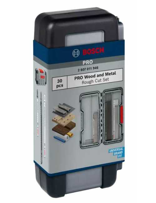 BOSCH BRZESZCZOT T ZESTAW PRO WOOD AND METAL ROUGH CUT 100mm 30szt.