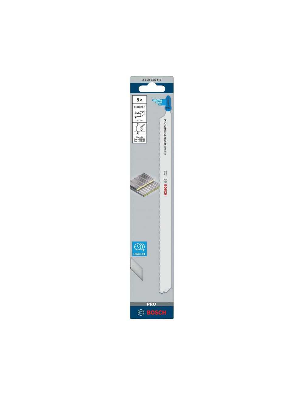 BOSCH BRZESZCZOT T PRO METAL SANDWICH T1018AFP 250 mm  5szt.