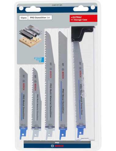 BOSCH BRZESZCZOT DO PIŁY SZABLASTEJ ZESTAW PRO DEMOLITION 12szt.
