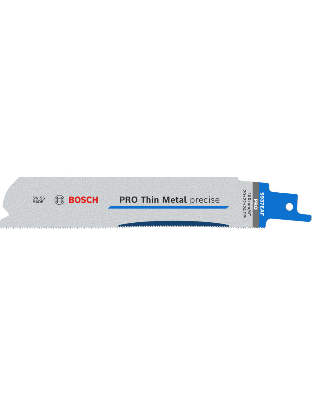 BOSCH BRZESZCZOT DO PIŁY SZABLASTEJ PRO THIN METAL PRECISE S937EAF 1,1 x 25 x 150mm  5szt.