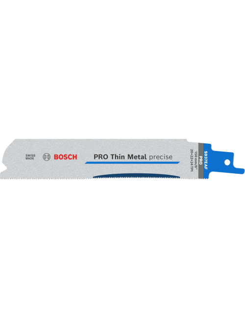 BOSCH BRZESZCZOT DO PIŁY SZABLASTEJ PRO THIN METAL PRECISE S937EAF 1,1 x 25 x 150mm  5szt.
