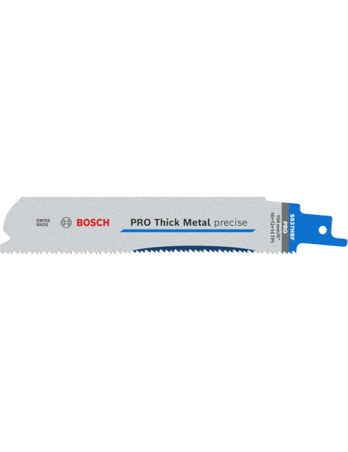 BOSCH BRZESZCZOT DO PIŁY SZABLASTEJ PRO THICK METAL PRECISE S937HBF 1,1 x 25 x 150mm  5szt.