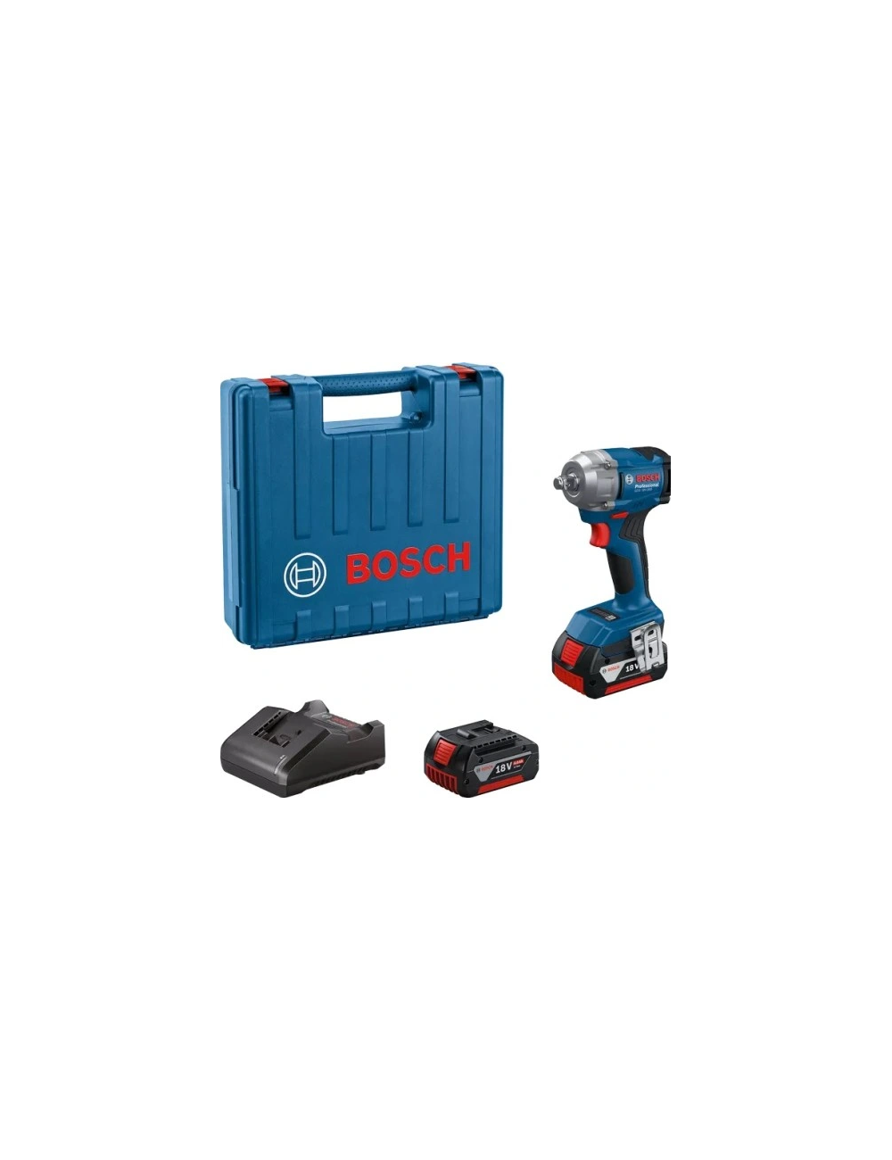 BOSCH KLUCZ UDAROWY 1 2" GDS 18V-350 2x4,0Ah 350Nm LB