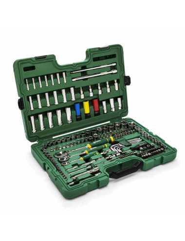 SATA ZESTAW KLUCZY  180el  1 4"  3 8" 1 2" WALIZKA