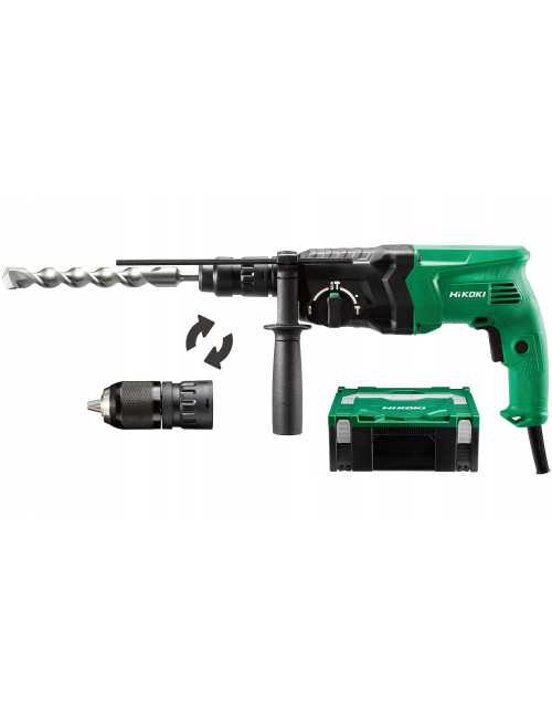 HIKOKI MŁOTOWIERTARKA 730W  2,7J DH24PMH WSZ 3-F +UCHWYT 13mm HSC