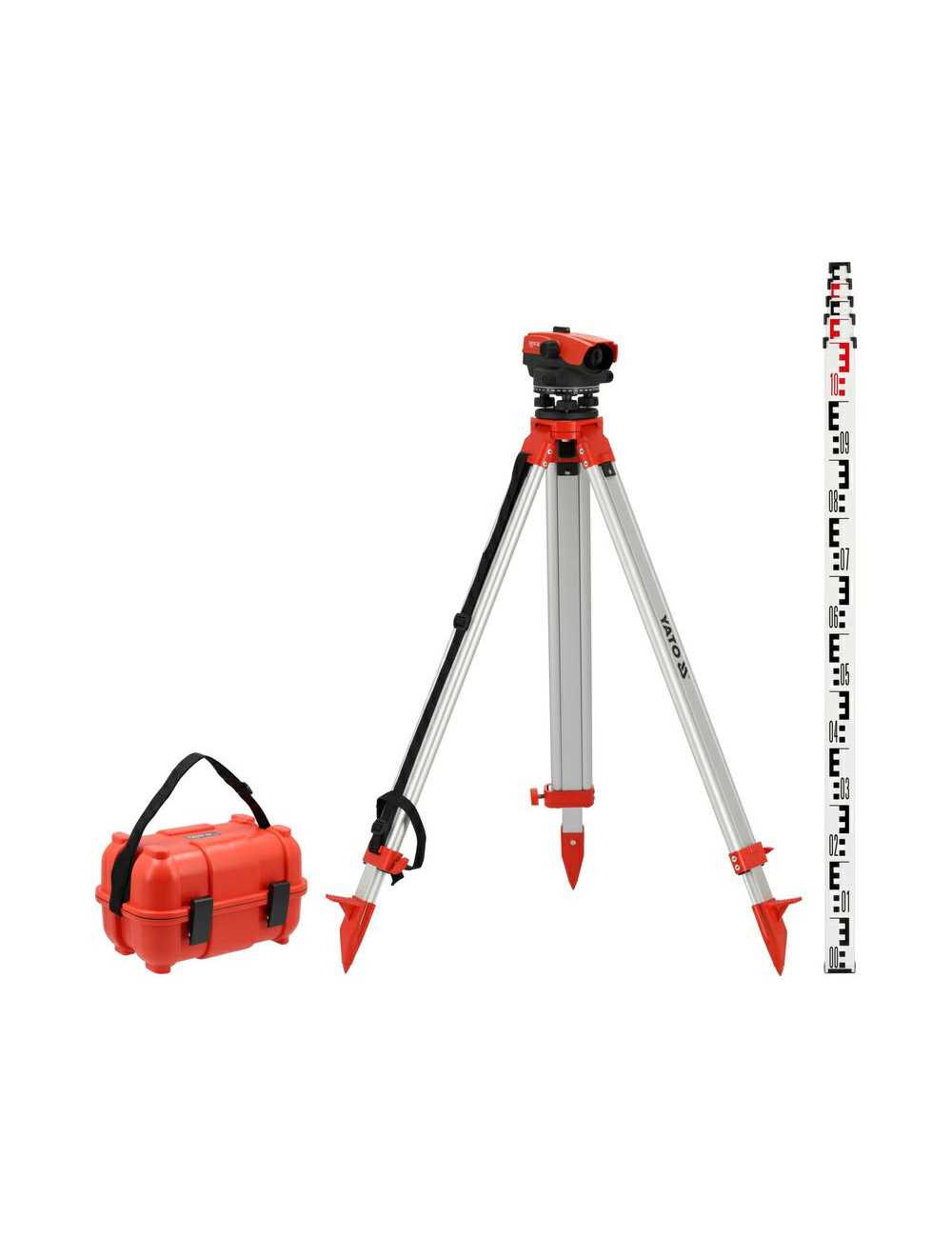 YATO ZESTAW NIWELATOR 32X IP66 ŁATA + STATYW