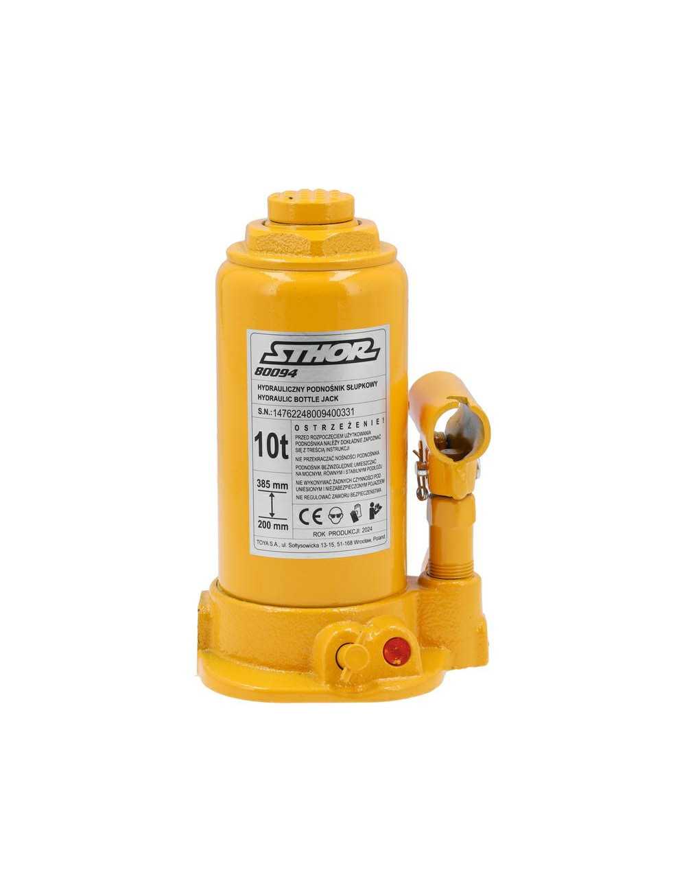 STHOR PODNOŚNIK TŁOKOWY HYDRAULICZNY 10T