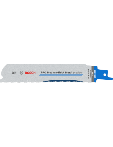 BOSCH BRZESZCZOT DO PIŁY SZABLASTEJ PRO MEDIUM-THICK METAL PRECISE S937BEF 1,1 x 25 x 150mm  25szt.