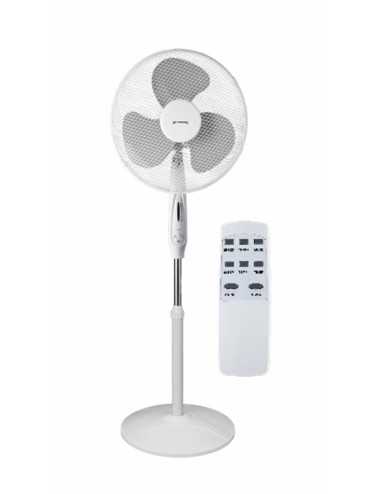 VOLTENO WENTYLATOR PODŁOGOWY BIAŁY+ PILOT 40cm PODSTAWA KOŁO