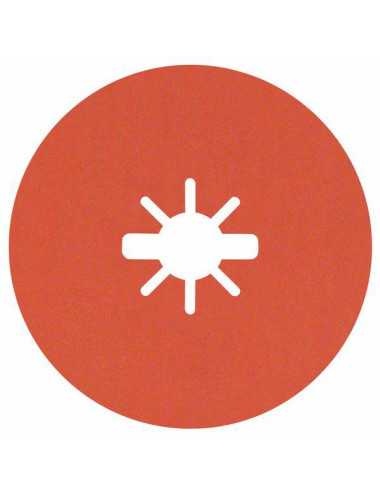 BOSCH FIBRA KRĄŻEK X-LOCK INOX 125 gr. 80 R782  25szt.