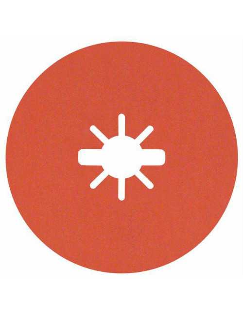 BOSCH FIBRA KRĄŻEK X-LOCK INOX 125 gr. 80 R782  25szt.