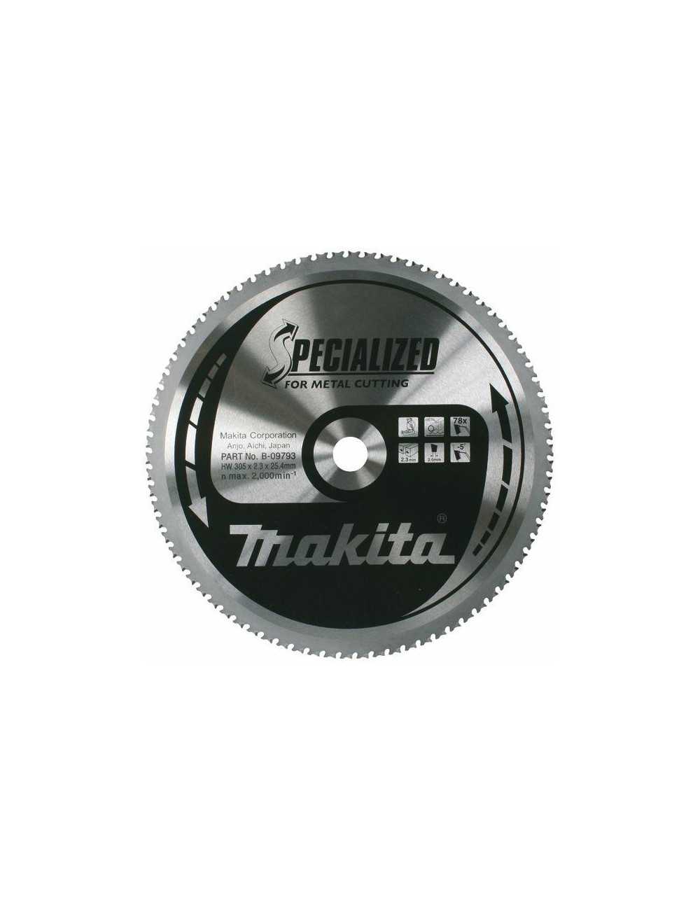 MAKITA PIŁA TARCZOWA  305x25,4x78z SPECJALIZED CIENKA BLACHA