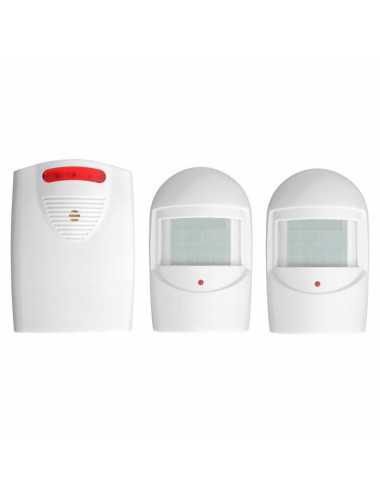 ORNO CZUJNIK X 2 Z SYGNALIZACJĄ BEZPRZEWODOWĄ IP44 120M