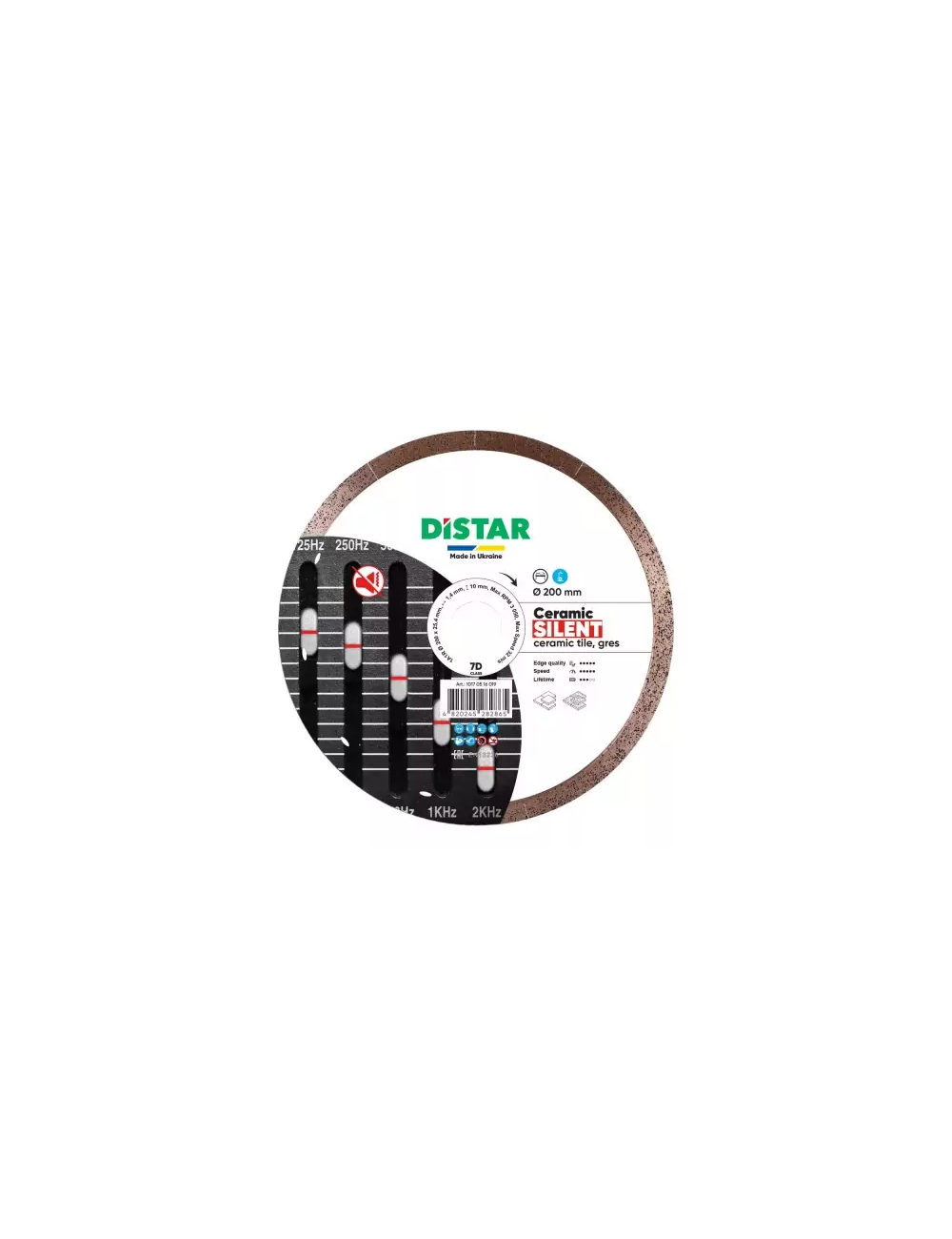 DISTAR TARCZA DIAMENTOWA CERAMIC SILENT 200 x 1,4 x 10 x 25,4