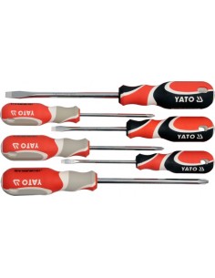 YATO WKRĘTAKI KOMPLET 6 elem. PŁASKIE / KRZYŻOWE, SVCM55  2668