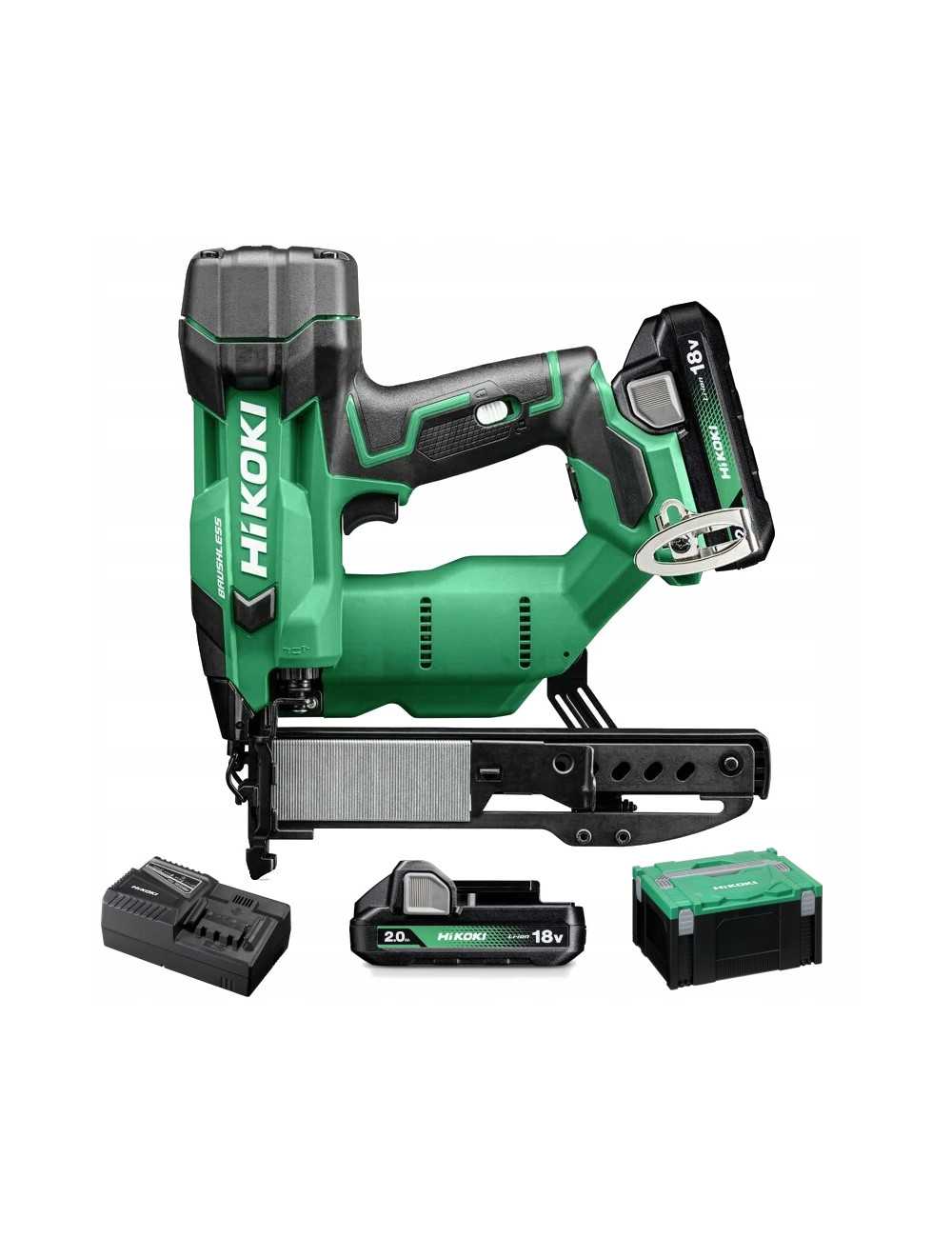 HIKOKI ZSZYWACZ 18V N1804DA WXZ 15-40mm 2x2,0Ah BL WALIZKA