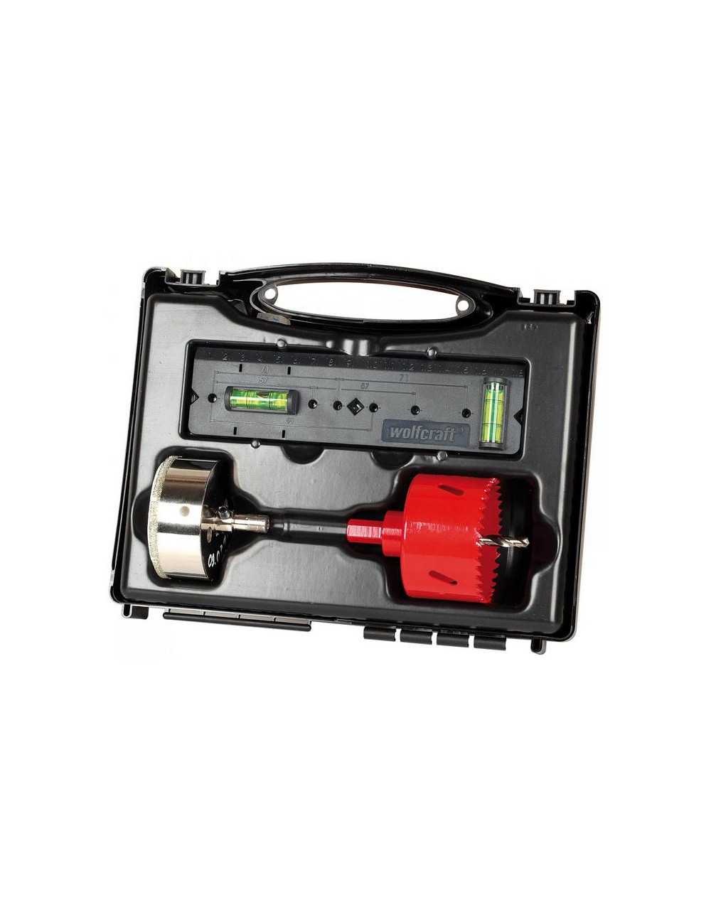 WOLFCRAFT ZESTAW DO OTWORÓW POD GNIAZDKA ELEKTRYCZNE 68mm