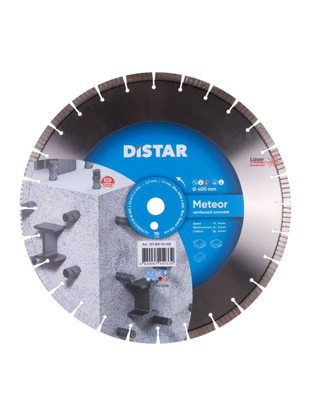 DISTAR TARCZA DIAMENTOWA METEOR 400 x 3,5 2,5 x 25,4mm