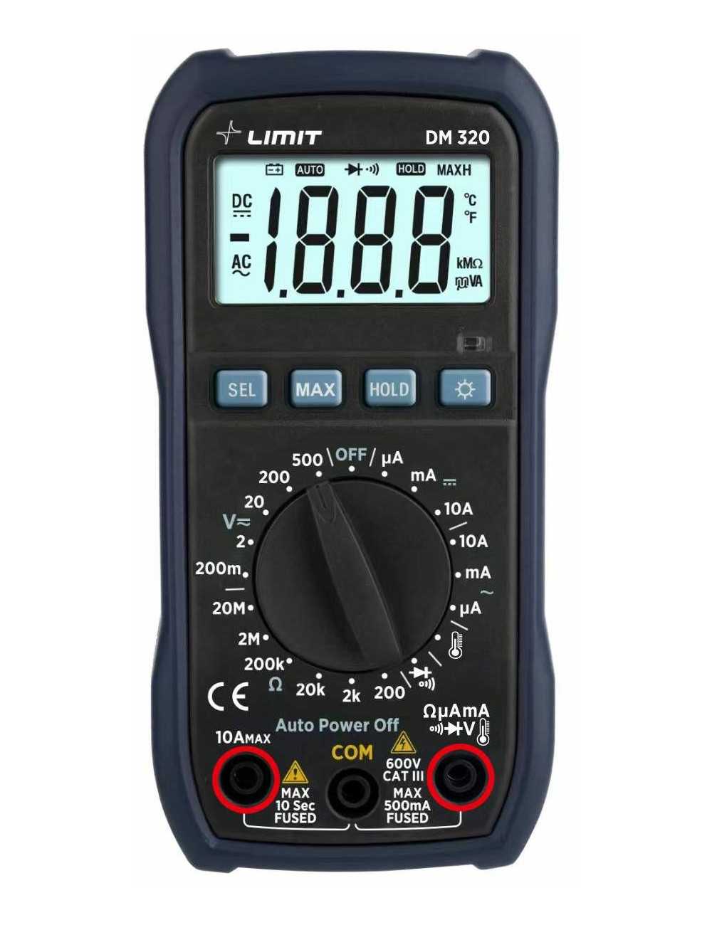 LIMIT MULTIMETR CYFROWY DM 320