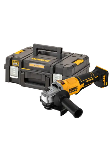 DEWALT SZLIFIERKA KĄTOWA 125mm 18V DCG408NT BL TSTAK WŁĄCZNIK ŁOPATKOWY