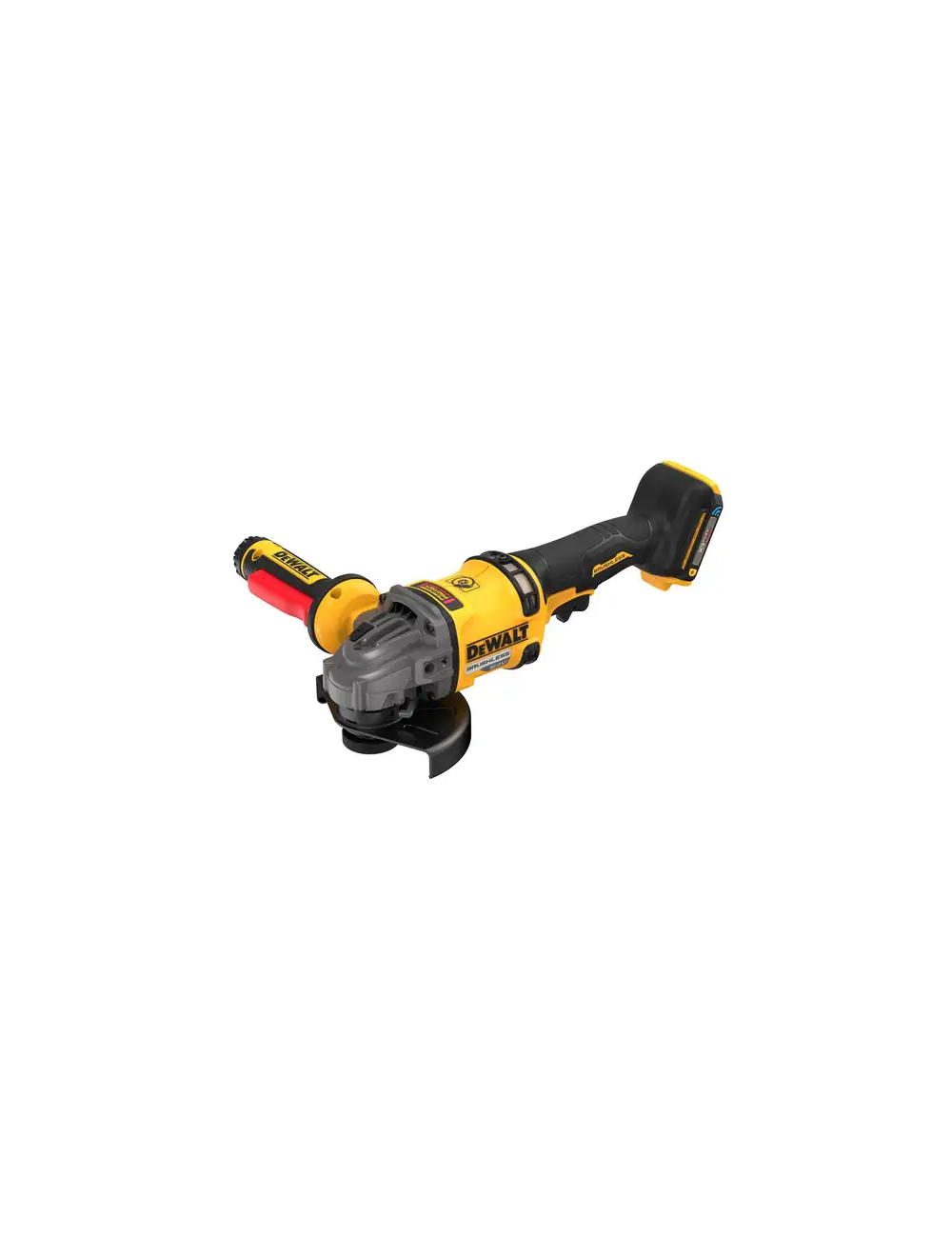 DEWALT SZLIFIERKA KĄTOWA 125mm 18V DCG418SHDN BL WŁĄCZNIK  ŁOPATKOWY