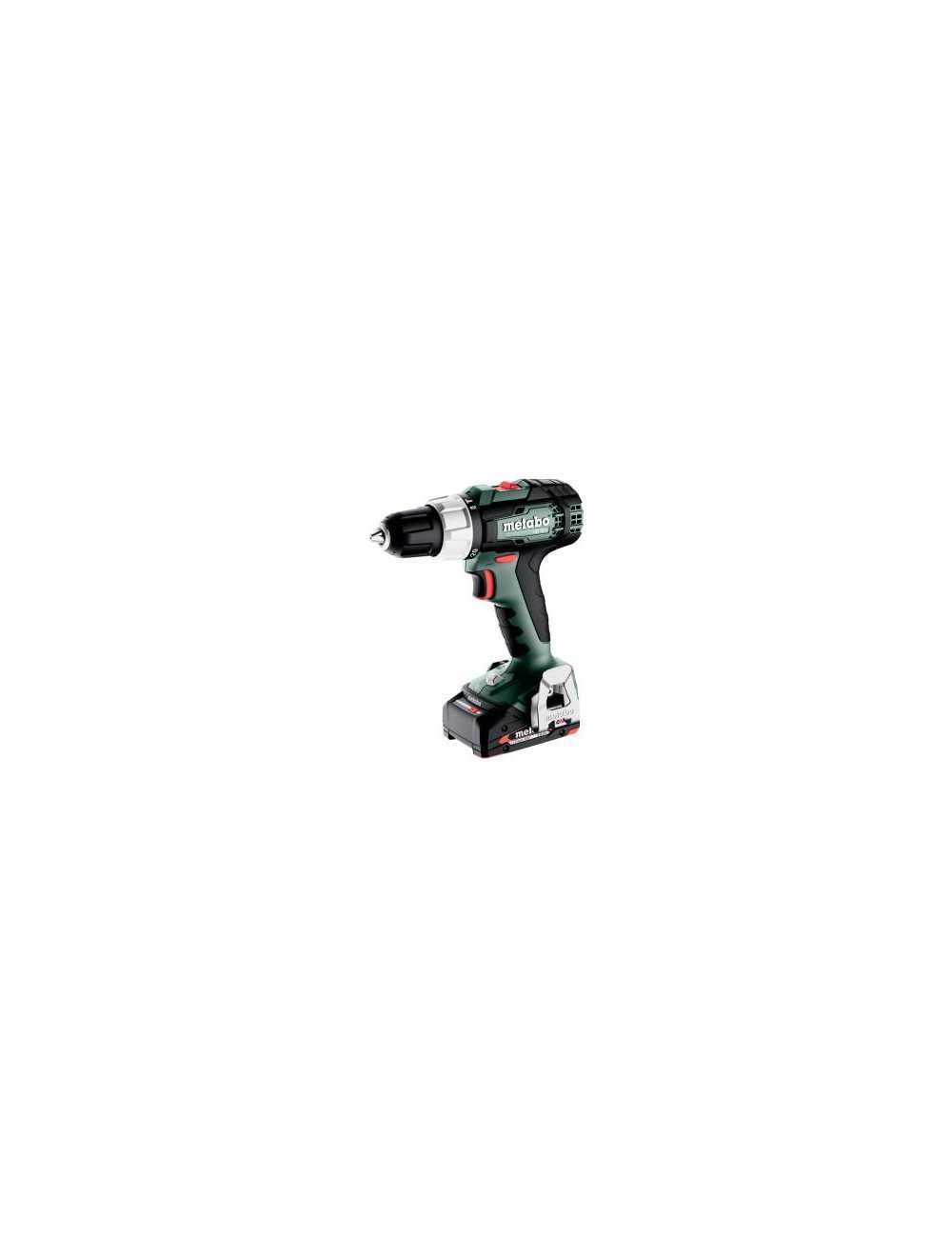 METABO wiertarka udarowa SB 18 L w walizce metaBOX 145, z ładowarką SC 30 + 2 akumulatory Li-Ion 18 V 2,0 Ah
