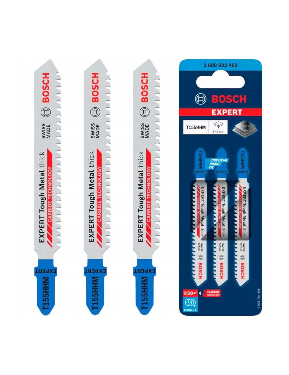 BOSCH BRZESZCZOT T EXPERT TOUGH METAL 155HHM 92mm 3szt.