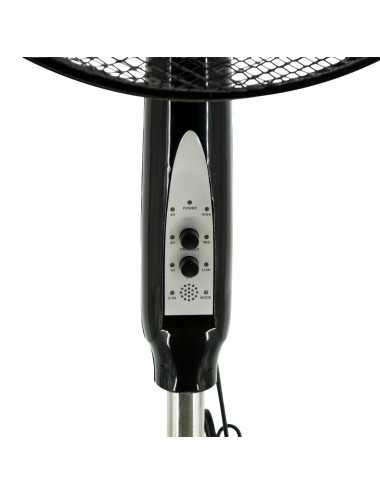 VOLTENO WENTYLATOR PODŁOGOWY CZARNY+ PILOT 40cm PODSTAWA KOŁO