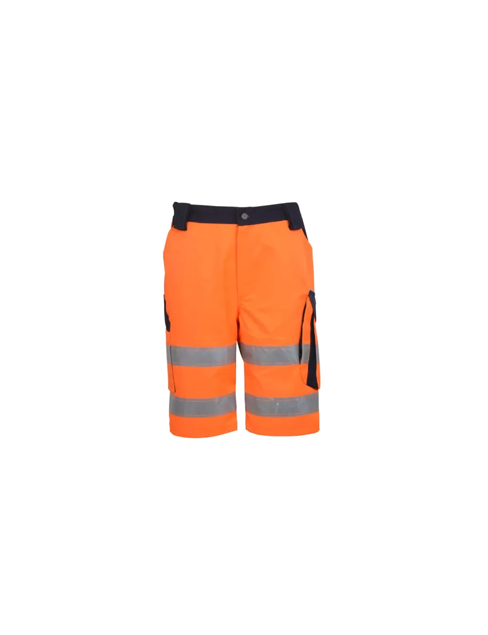 BETA SPODNIE ROBOCZE KRÓTKIE OSTRZEGAWCZE POMARAŃCZOWE XXL