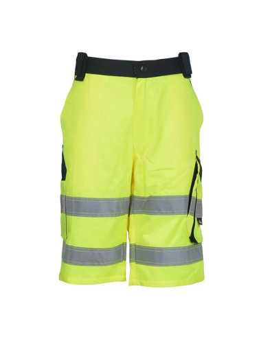 BETA SPODNIE ROBOCZE KRÓTKIE OSTRZEGAWCZE ŻÓŁTE L