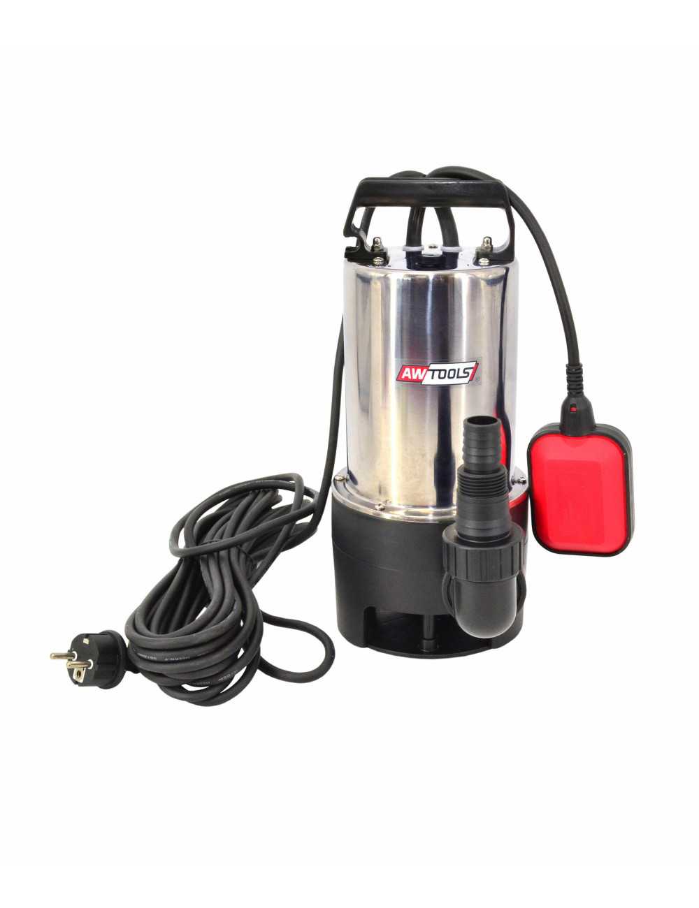 AWTOOLS POMPA INOX WODY BRUDNEJ Z PŁYWAKIEM 1100W