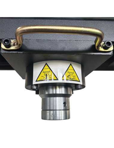 AWTOOLS PRASA HYDRAULICZNO-PNEUMATYCZNA Z MANOMETREM 50T PROFESIONALNA Z OSŁONĄ BLACK LINE