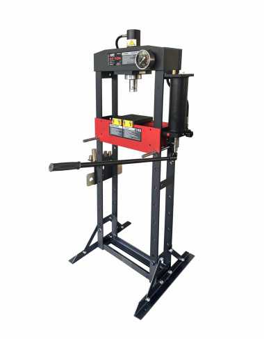 AWTOOLS PRASA HYDRAULICZNA Z MANOMETREM 20T PROFESIONALNA BLACK LINE